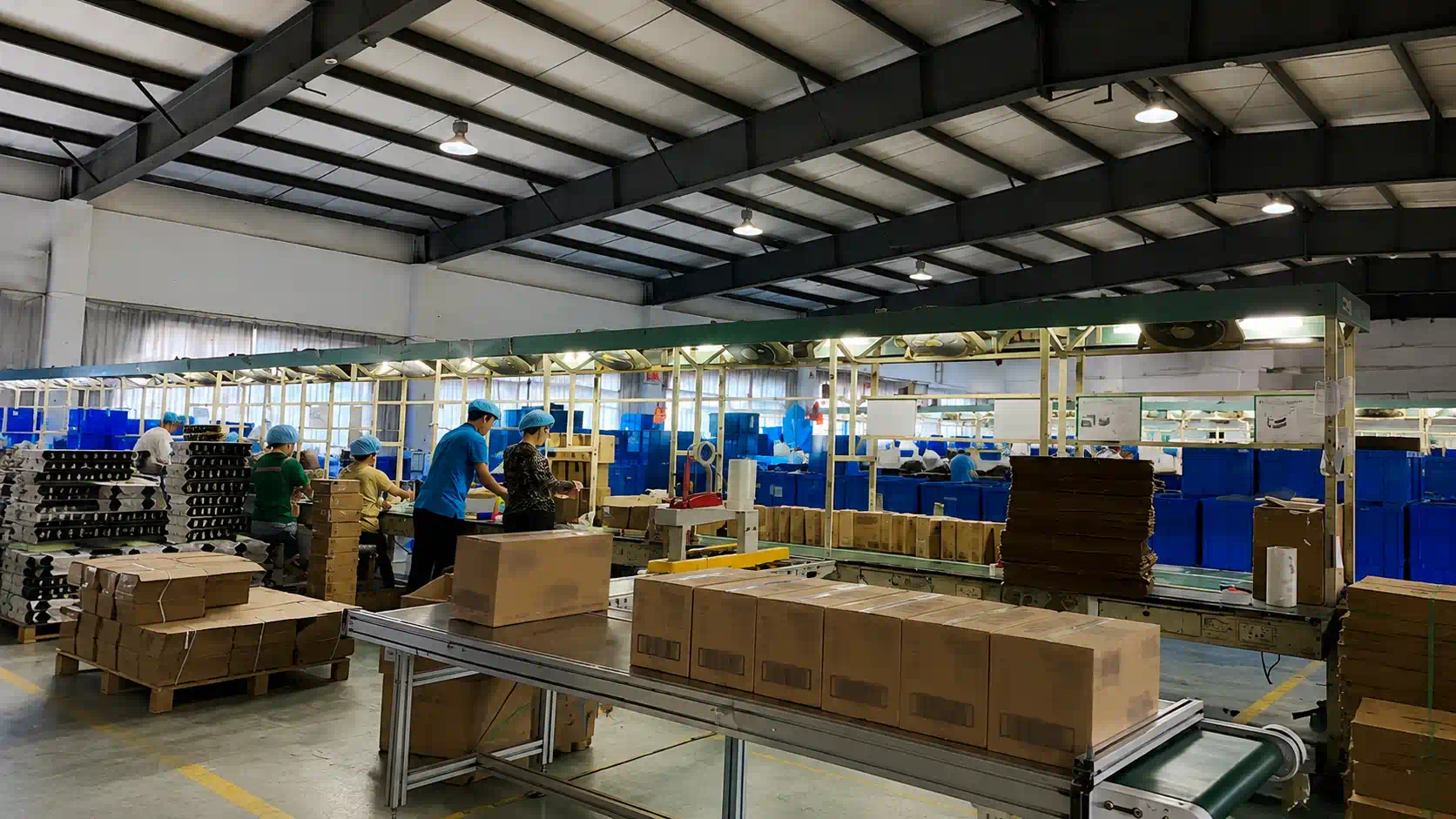 Air freshener production workshop at Shamood manufacturing facility
