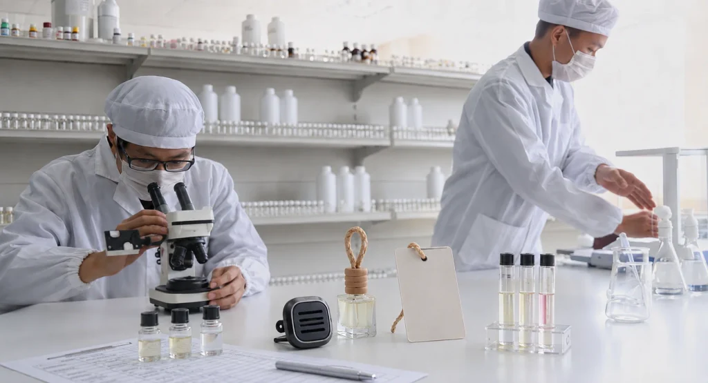 Fragrance development and evaluation for custom air freshener products