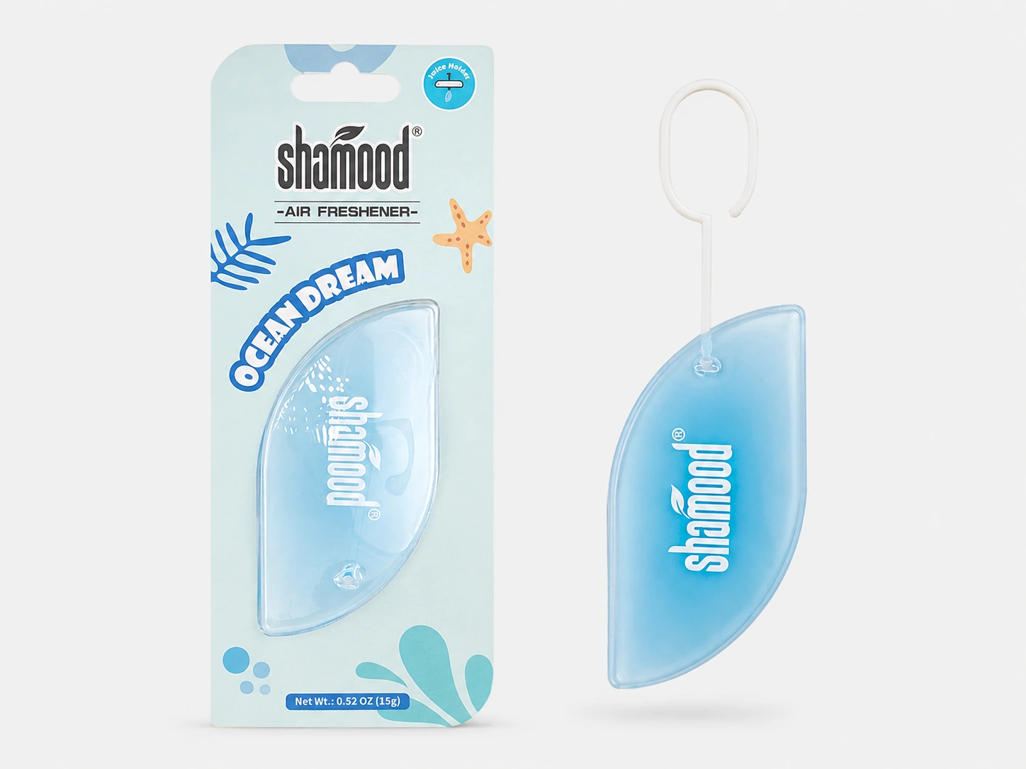 Leaf molded air freshener in Ocean Dream scent