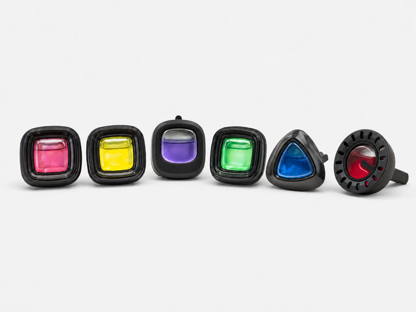 Membrane air fresheners using an existing product structure in multiple fragrance colors